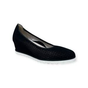 NEW BELLA COMFORTO women's joy slip on wedge shoe in black